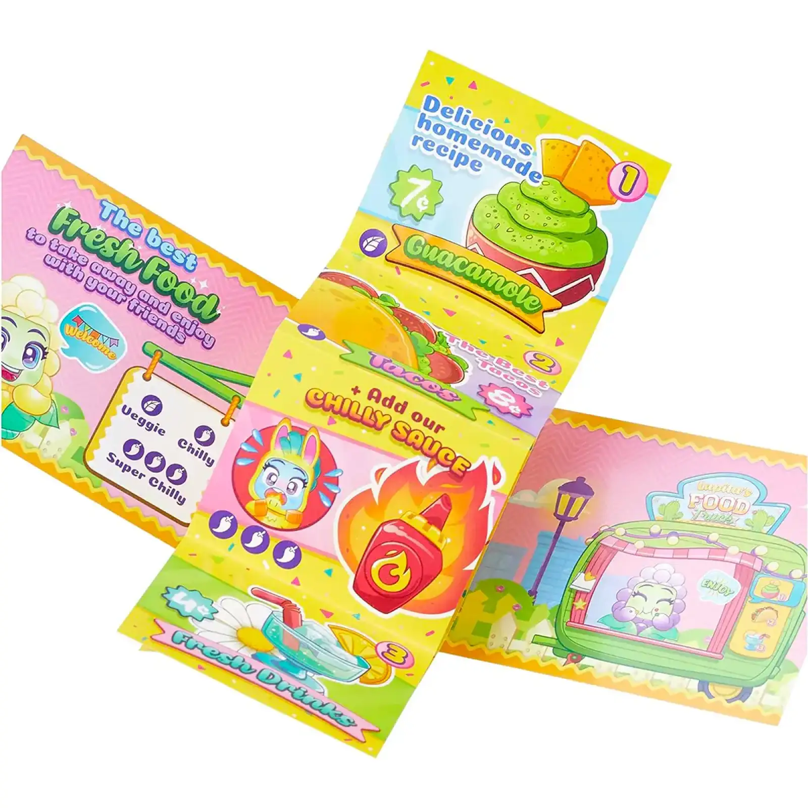 Ігровий набір MOJI POPS - ФУРГОНЧИК З ЇЖЕЮ (2 фігурки, аксесуари) (PMPSB216IN80)