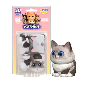 Набір 3D-стікерів-пазлів TIKI WIKІ – ТІКІ АРТ-КОТИКИ Tiki Wiki (PTA0910S)