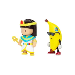 Набор коллекционных фигурок STUMBLE GUYS - КЛЕОПАТРА И БАНАН (2 фигурки, 6 cm) (SG2015-4)