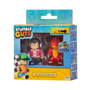 Набір колекційних фігурок STUMBLE GUYS - ОПЕРАТОР ДЖИНА ТА ДРАКОН ІНФЕРНО (2 фігурки, 6 cm) (SG2015-7)