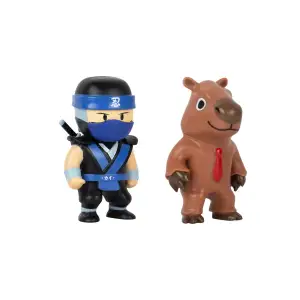 Набор коллекционных фигурок STUMBLE GUYS - НИНДЗЯ КАЙ И КАПИБАРА (2 фигурки, 6 cm) (SG2015-9)
