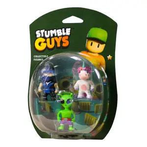 Набір колекц. фігурок STUMBLE GUYS - НІНДЗЯ КАЙ, СПРІНКЛС, ПРИБУЛЕЦЬ (3 фігурки, 6 cm) (SG2020-5)