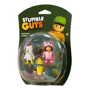 Набір колекц. фігурок STUMBLE GUYS - КУРЧА, БАНАН, МЯУМЕР (3 фігурки, 6 cm) (SG2020-6)