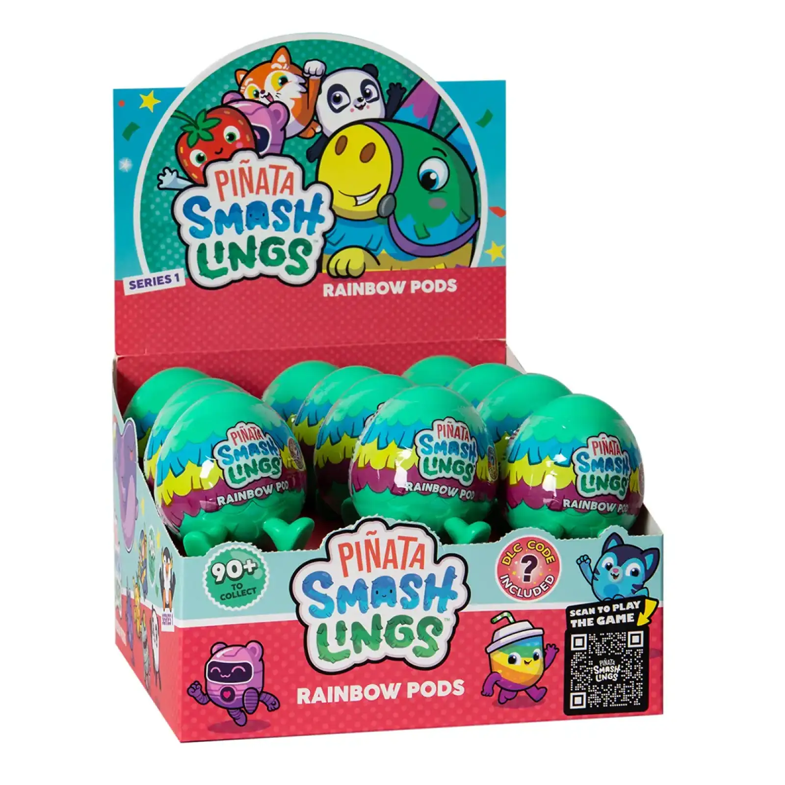 Фигурка в яйце PINATA SMASHLINGS – ЗАБАВНЫЕ ГЕРОИ (1 фигурка, в ассорт.) (SL2007)
