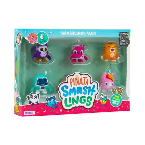 Набор фигурок PINATA SMASHLINGS – ЗАБАВНЫЕ ГЕРОИ (6 фигурок, в ассорт.) (SL2055)