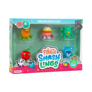 Набор фигурок PINATA SMASHLINGS – ЗАБАВНЫЕ ГЕРОИ (6 фигурок, в ассорт.) (SL2055)