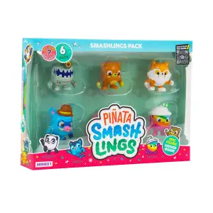 Набор фигурок PINATA SMASHLINGS – ЗАБАВНЫЕ ГЕРОИ (6 фигурок, в ассорт.) (SL2055)