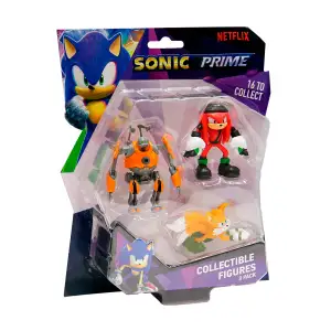 Набір ігрових фігурок SONIC PRIME – ЕҐФОРСЕР, НАКЛЗ, ТЕЙЛЗ (3 фiгурки, 6,5 cm) (SON2020A)
