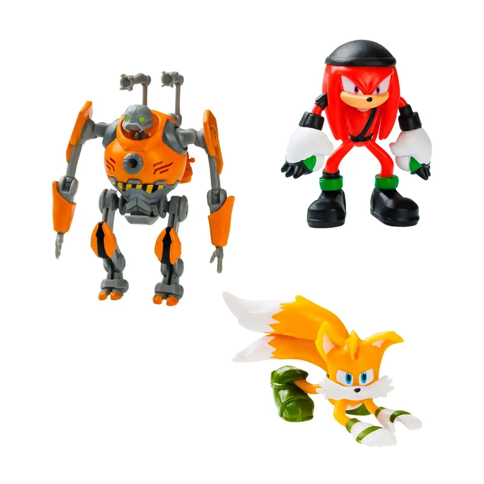 Набір ігрових фігурок SONIC PRIME – ЕҐФОРСЕР, НАКЛЗ, ТЕЙЛЗ (3 фiгурки, 6,5 cm) (SON2020A)