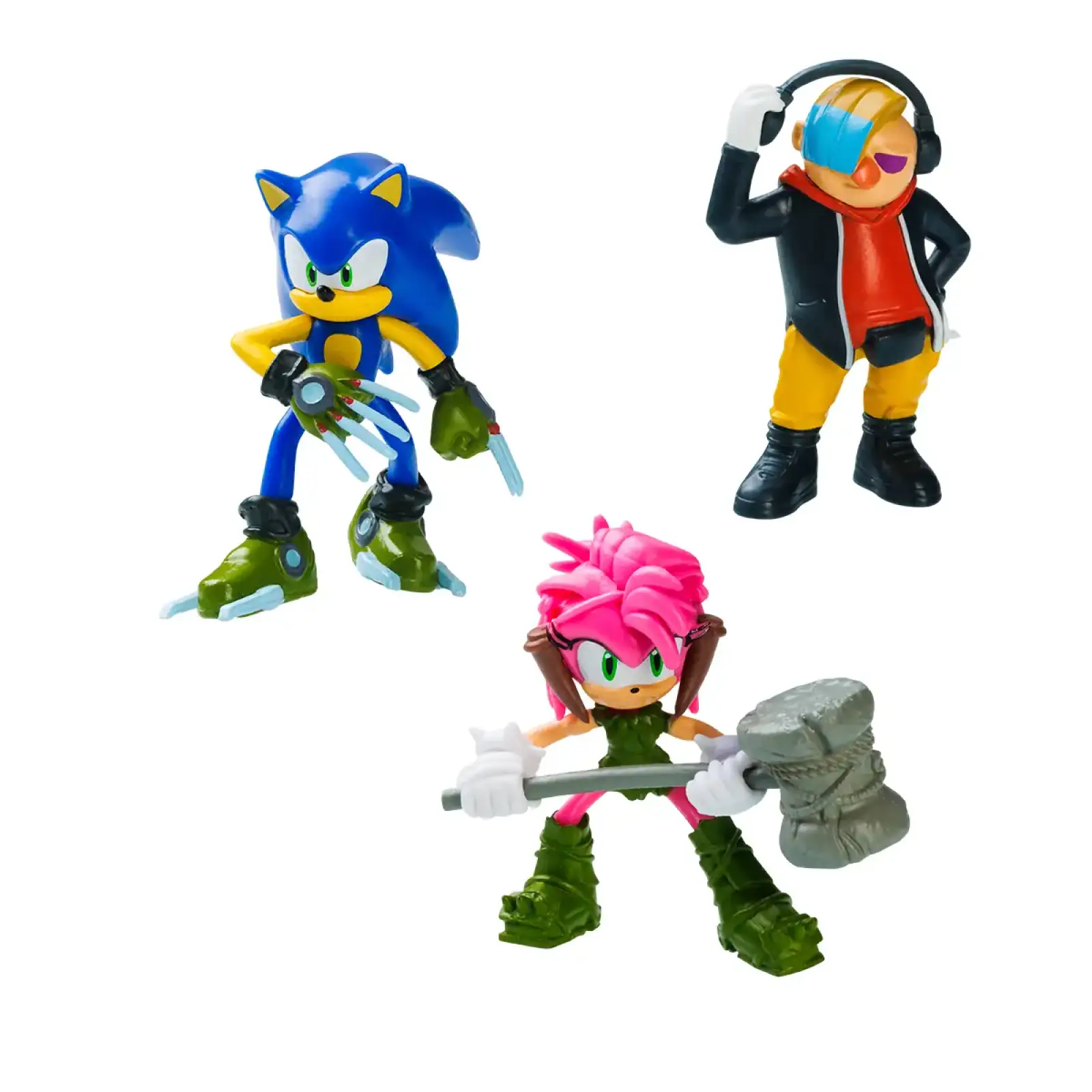 Набір ігрових фігурок SONIC PRIME – ДОКТОР НЕ, СОНІК, ЕМІ (3 фiгурки, 6,5 cm) (SON2020B)