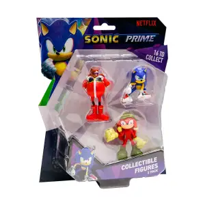Набір ігрових фігурок SONIC PRIME – СОНІК, НАКЛЗ, ДОКТОР ЕҐМАН (3 фiгурки, 6,5 cm) (SON2020D)