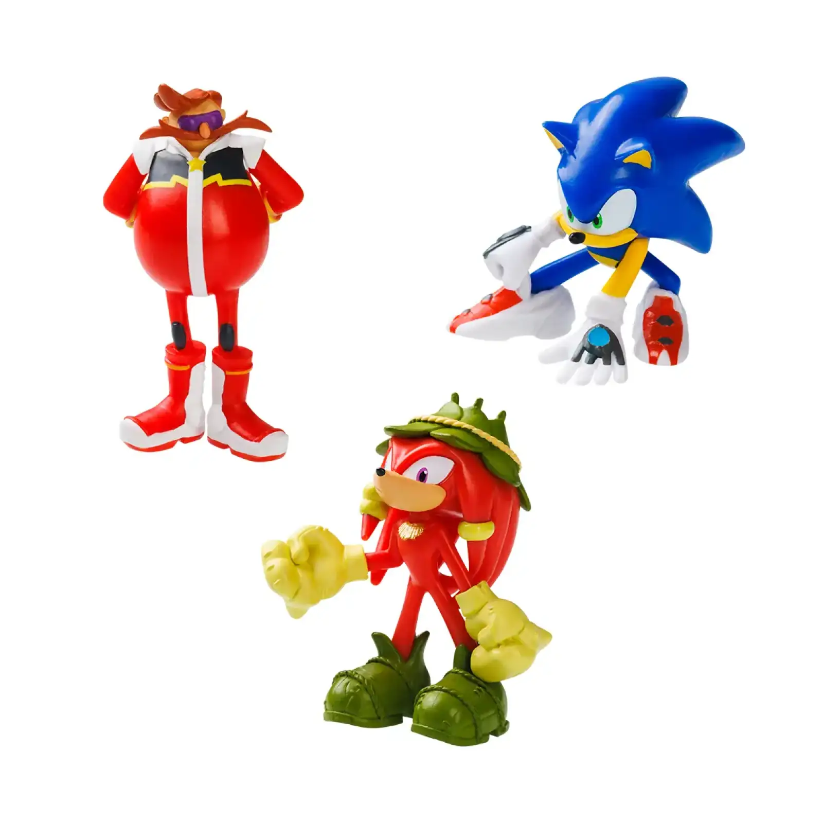 Набір ігрових фігурок SONIC PRIME – СОНІК, НАКЛЗ, ДОКТОР ЕҐМАН (3 фiгурки, 6,5 cm) (SON2020D)