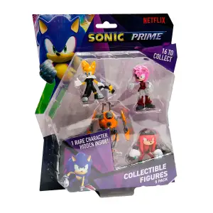 Набір ігрових фігурок SONIC PRIME – ПРИГОДИ ТЕЙЗЛА (5 фiгурок, 6,5 cm) (SON2040A)