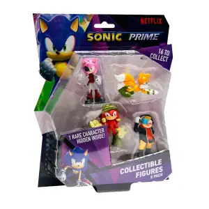 Набір ігрових фігурок SONIC PRIME – ПРИГОДИ НАКЛЗА (5 фiгурок, 6,5 cm) (SON2040B)