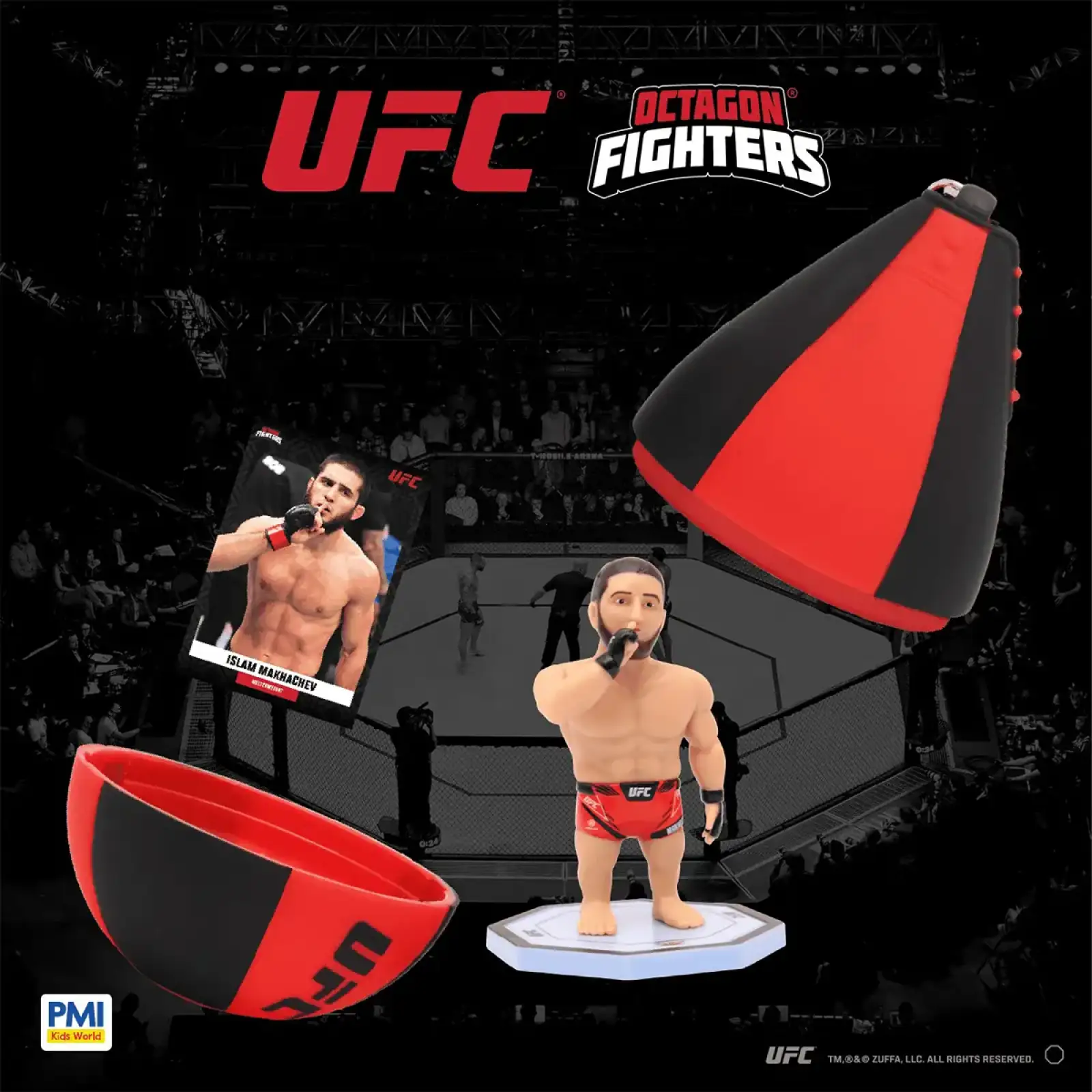 Игровой набор с коллекционной игрушкой UFC - СПИДБОЛ (в дисп., в асс.) (UFC2009)