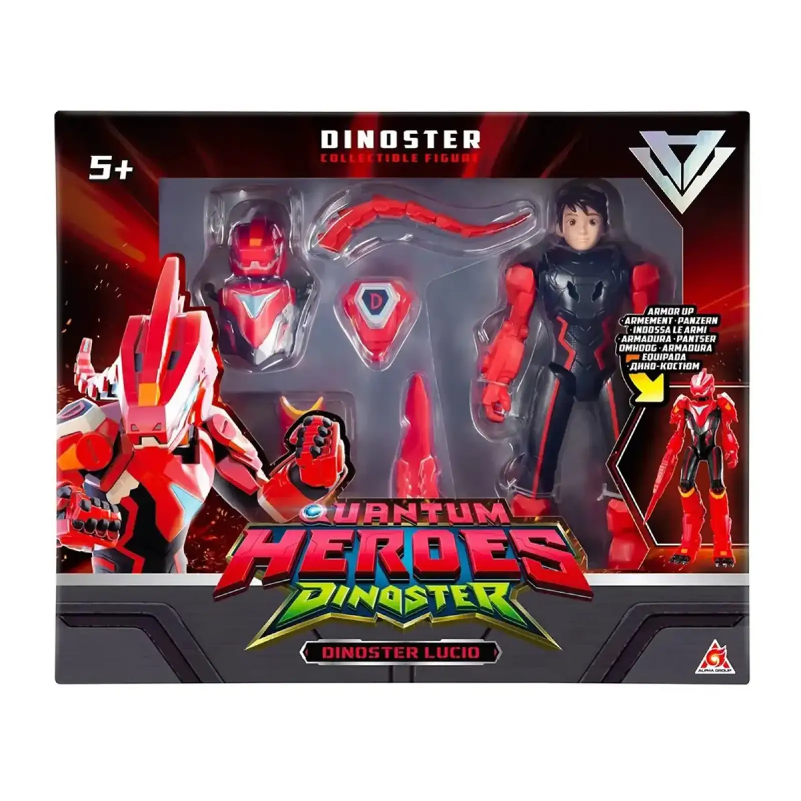 Фігурка DINOSTER – ЛУЧІО (20 cм, з аксес.) (EU580831)