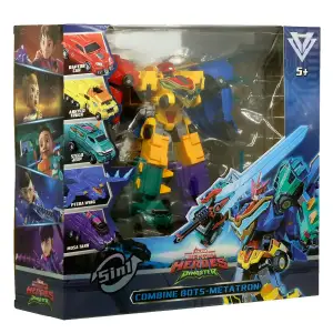 Ігровий набір з машинками-трансформерами DINOSTER - МЕТАТРОН 5 В 1 (EU580855)