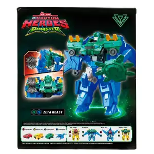 Игровой набор с роботом-трансформером DINOSTER - ЗЕТА БИСТ (2 машины) (EU583812)