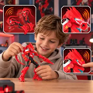 Фигурка с аксессуарами DINOSTER - ЛУЧИО (свет, звук) (EU583831)