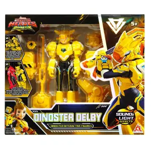 Фигурка с аксессуарами DINOSTER - ДЕЛБИ (свет, звук) (EU583832)