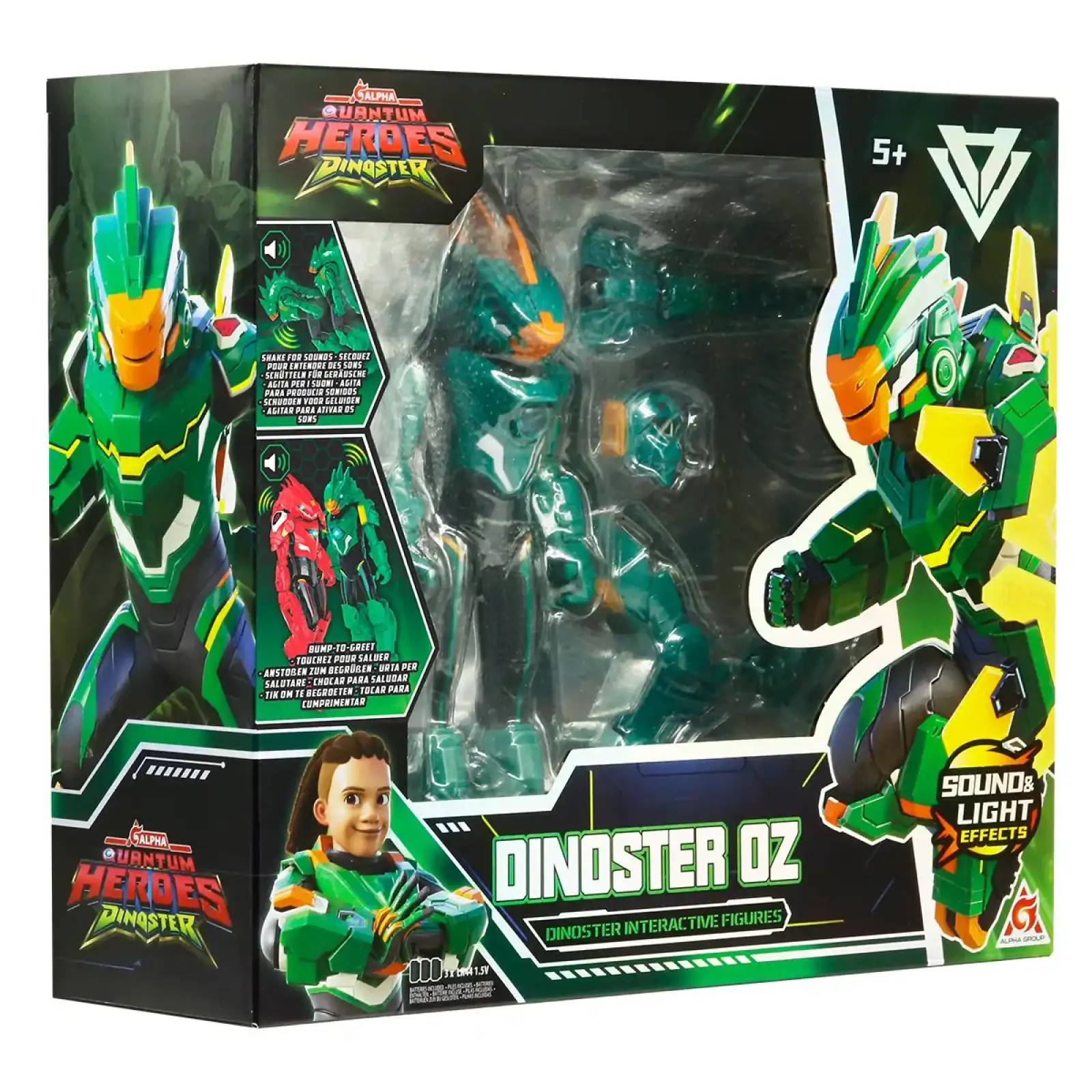 Фигурка с аксессуарами DINOSTER - ОЗ (свет, звук) (EU583833)