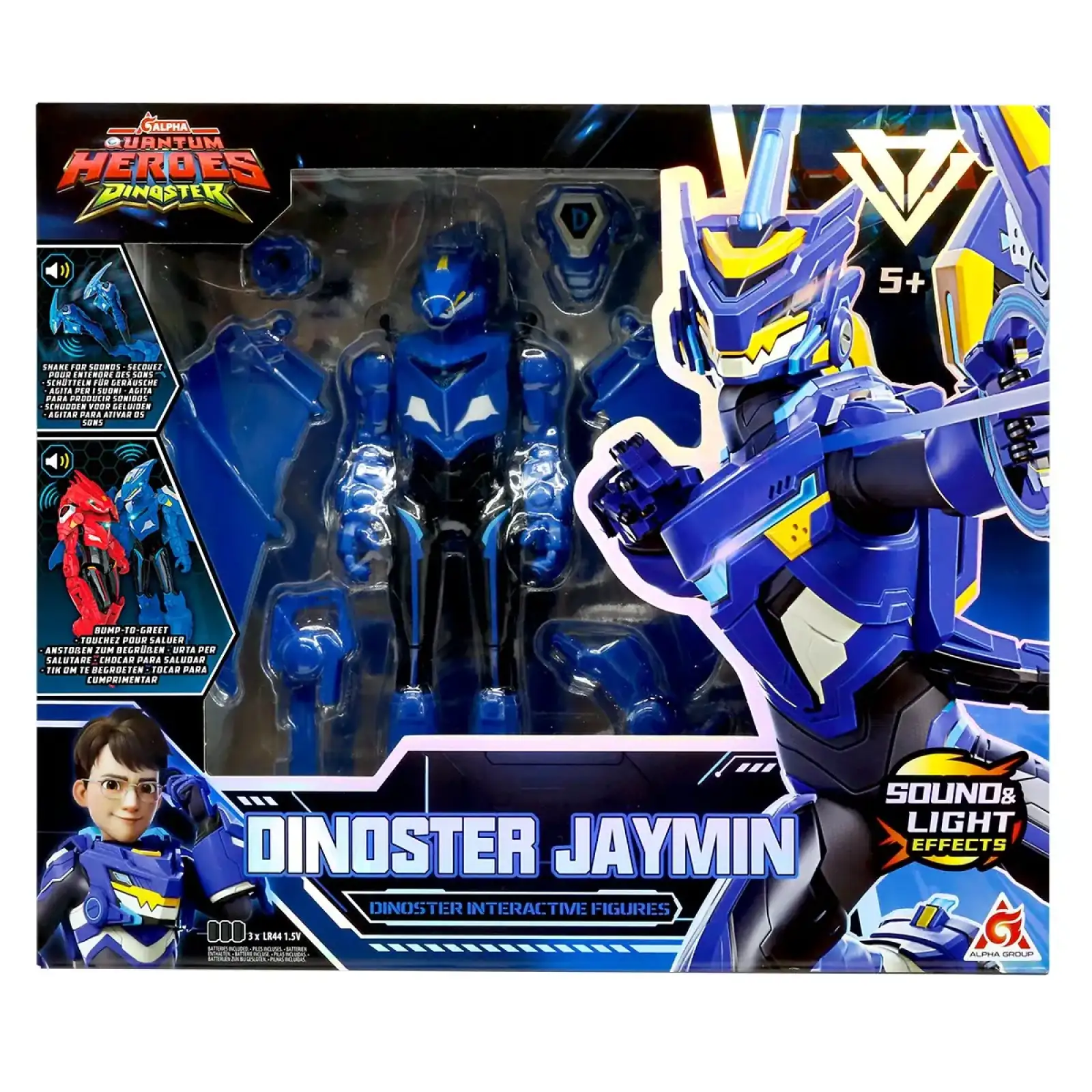 Фигурка с аксессуарами DINOSTER - ДЖЕЙ МИН (свет, звук) (EU583834)