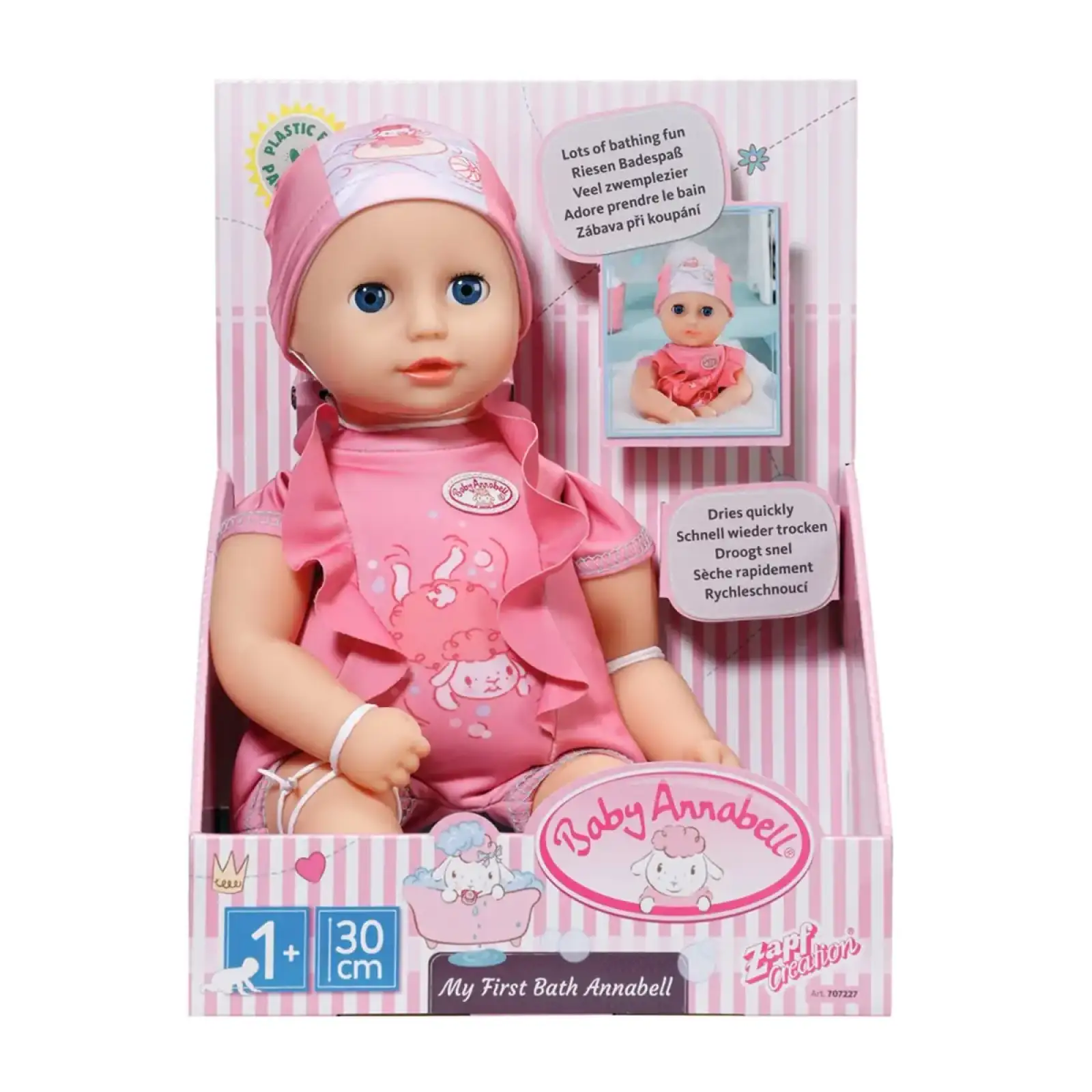 Кукла MY FIRST BATH ANNABELL – ПРЕКРАСНОЕ КУПАНИЕ (30 cm) Baby Annabell (707227)