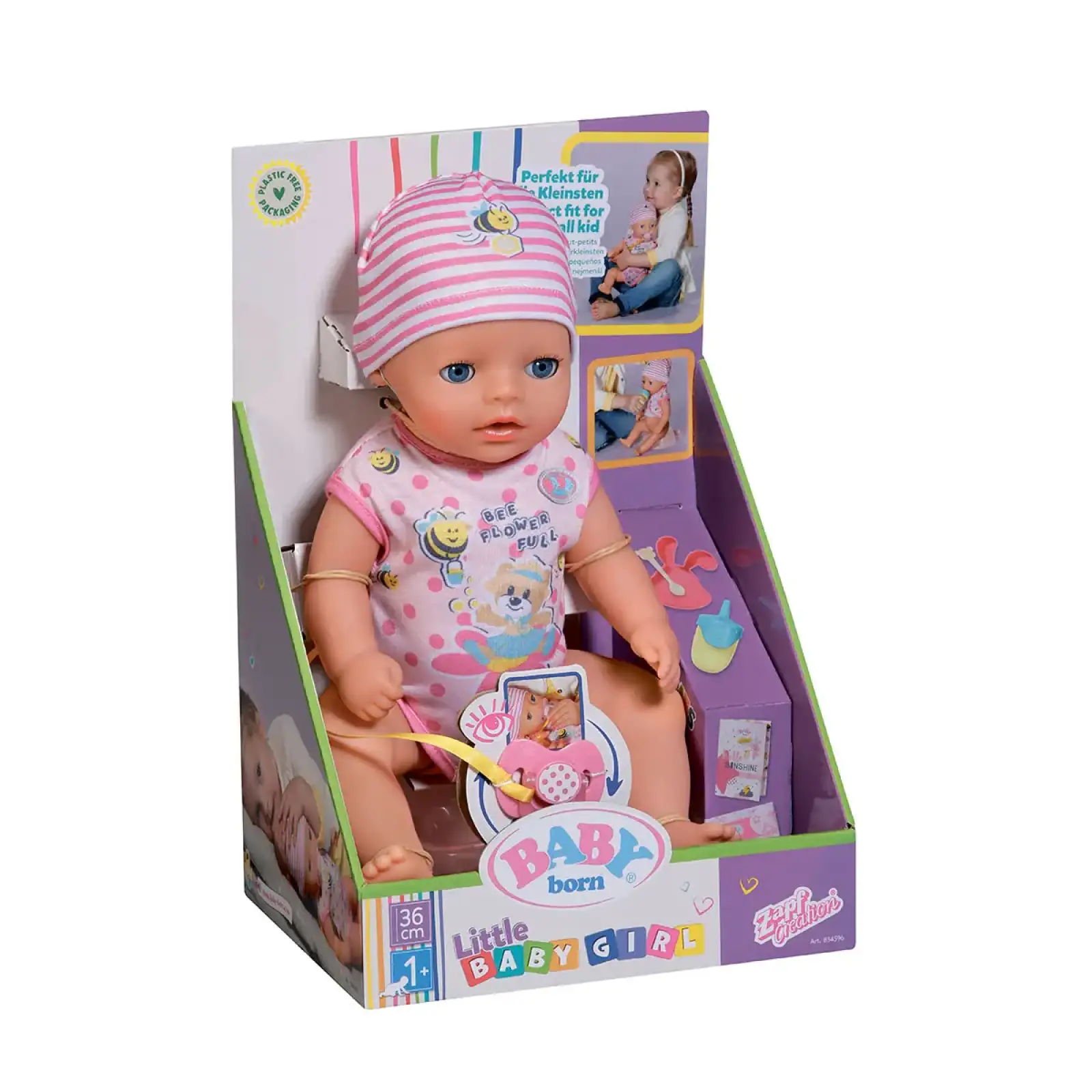 Кукла BABY BORN - ПРЕКРАСНАЯ МАЛЫШКА (36 cm, с аксессуарами) (834596)