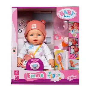 Кукла BABY BORN – ЭММА-ТЕДДИ (43 cm, с аксессуарами) (836651)