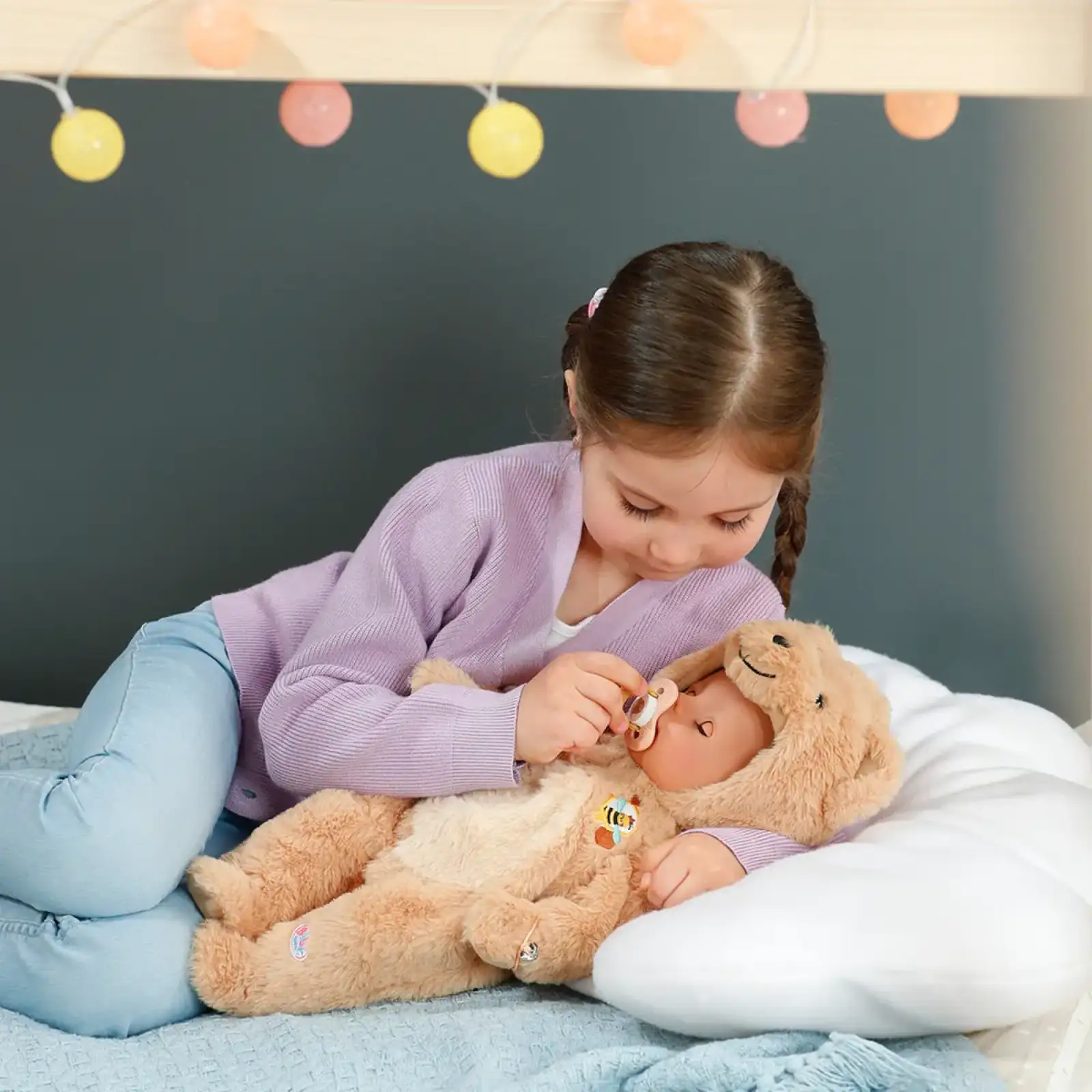 Кукла BABY BORN – ЭММА В КОСТЮМЕ МИШКИ (43 cm, с аксессуарами) (837115)