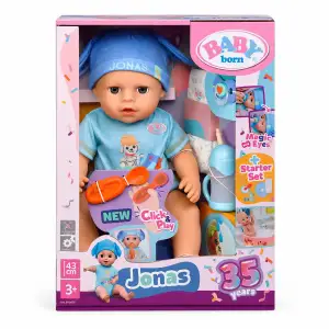 Кукла BABY BORN серии "Click and Play" – ДЖОНАС (43 см, с аксесс.) (840078)