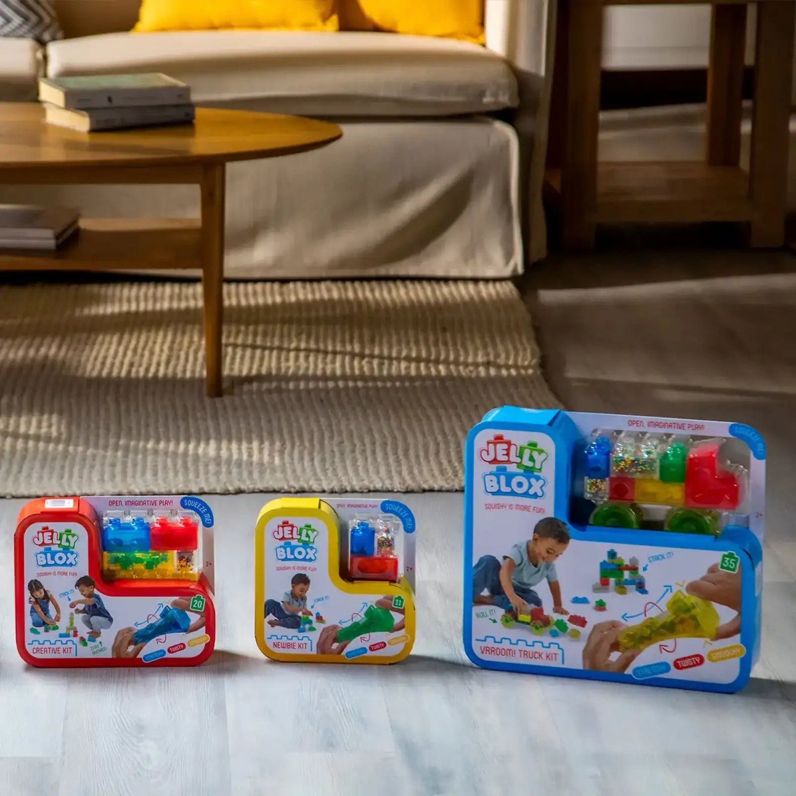 Сенсорный конструктор JELLY BLOX - НАБОР КРЕАТИВА (931692)