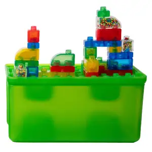 Сенсорний конструктор JELLY BLOX - В КЕЙСІ 2 В 1: БУДУЙ-СКЛАДАЙ (931693)