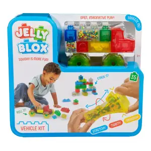 Сенсорний конструктор JELLY BLOX - МАШИНКА ВРУМ-ВРУМ (931694)