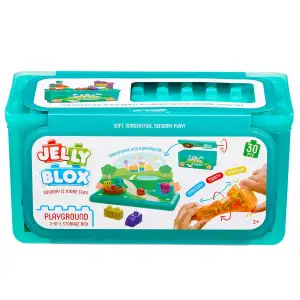 Сенсорний конструктор JELLY BLOX - У КЕЙСІ 2 В 1: ІГРОВИЙ МАЙДАНЧИК (934959)