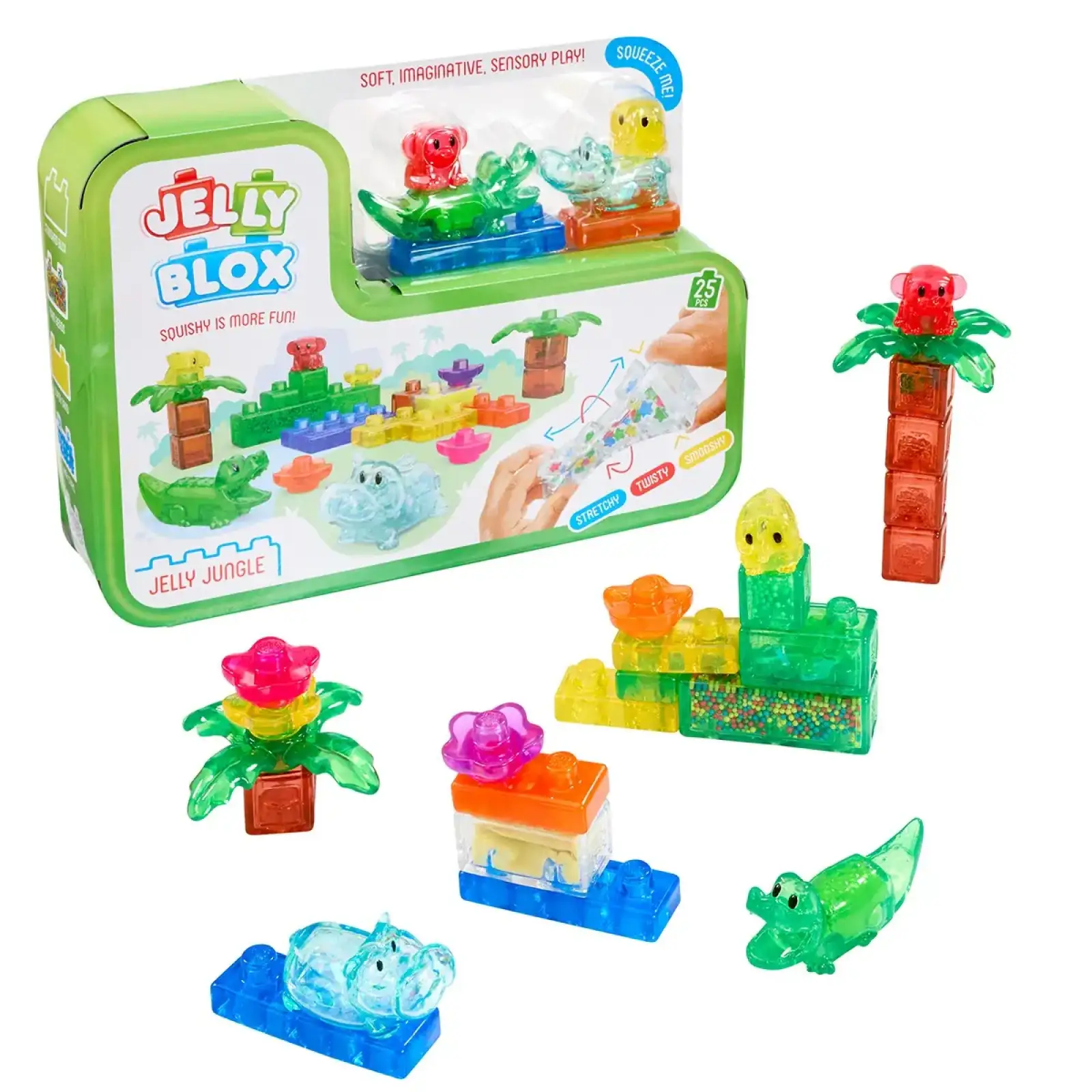 Сенсорний конструктор JELLY BLOX - ДЖУНГЛІ (937532)
