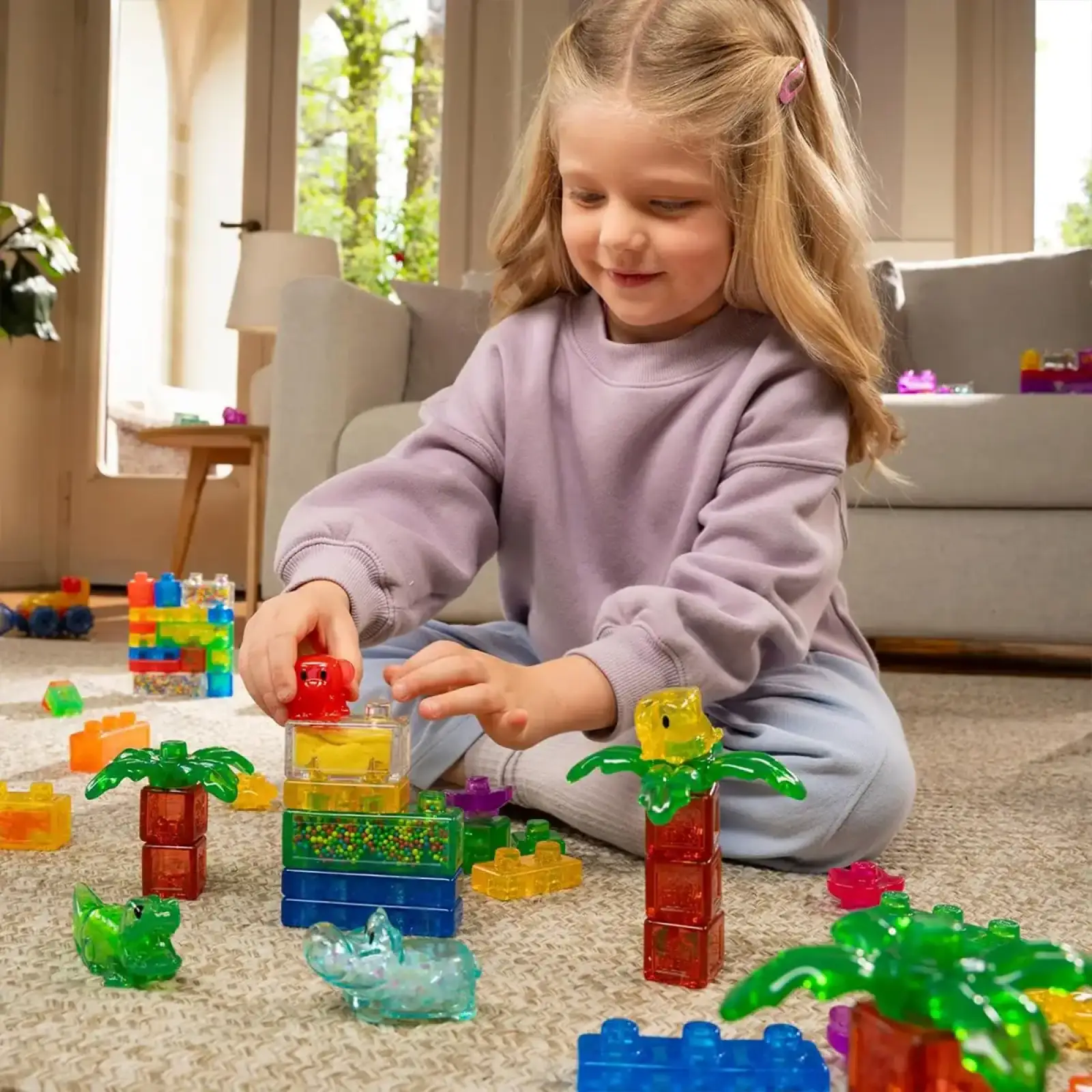 Сенсорний конструктор JELLY BLOX - ДЖУНГЛІ (937532)