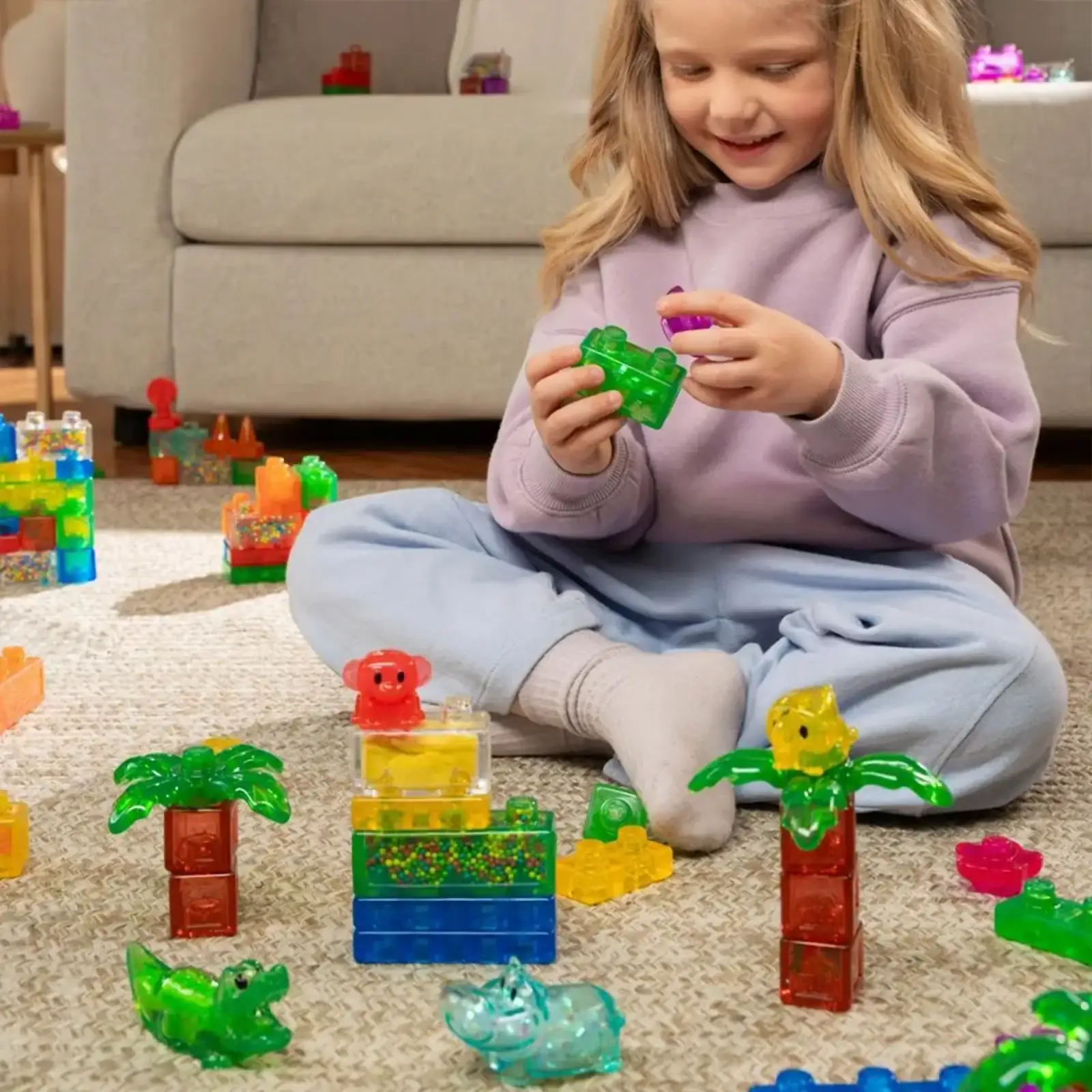 Сенсорний конструктор JELLY BLOX - ДЖУНГЛІ (937532)
