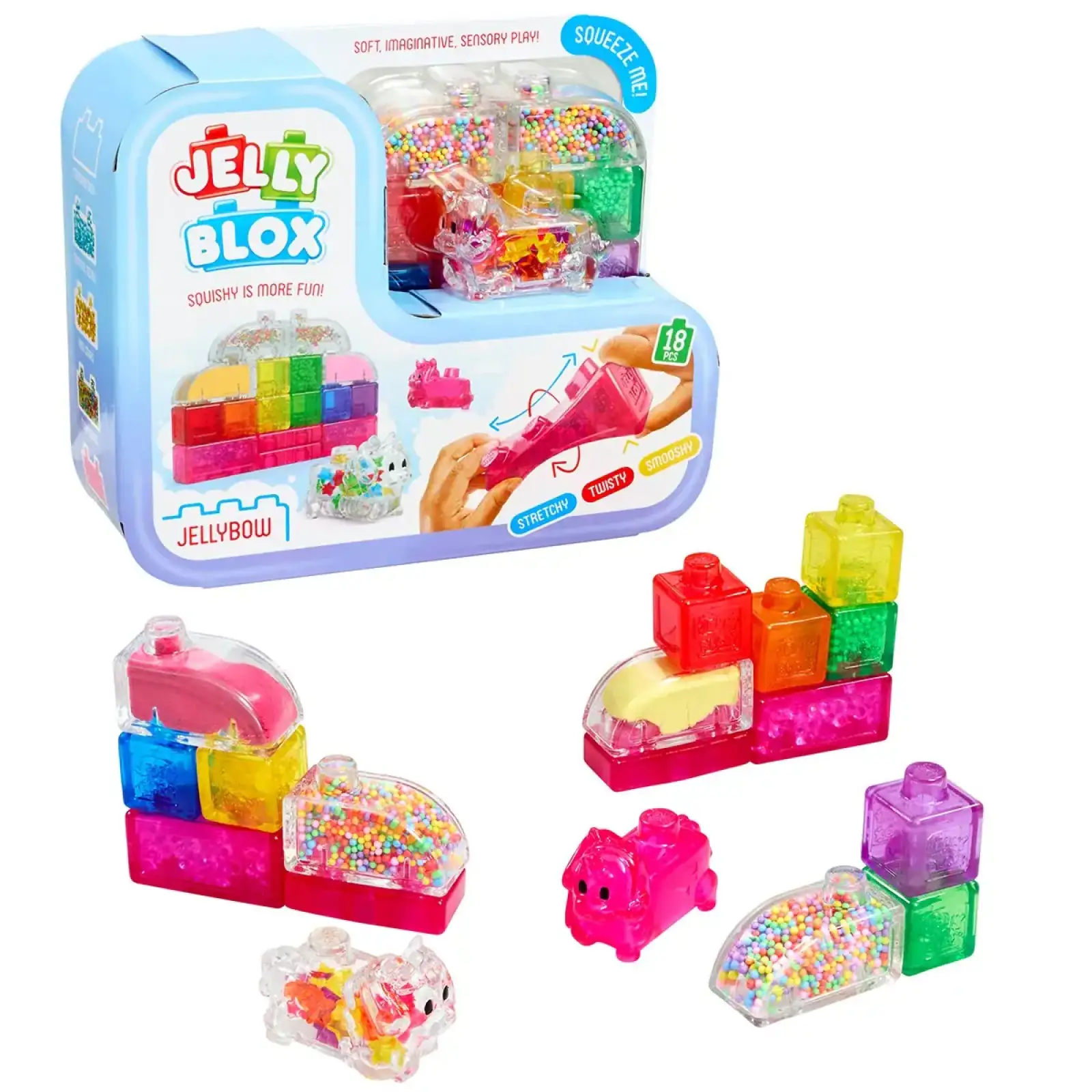 Сенсорний конструктор JELLY BLOX - ВЕСЕЛКА (937686)