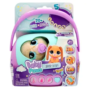 Інтерактивний ігровий набір BABY PAWS серії "Just Born" – ЦУЦЕНЯ (з аксес.) (923478IM)