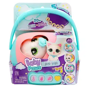 Інтерактивний ігровий набір BABY PAWS серії "Just Born" – КОШЕНЯ (з аксес.) (923485IM)