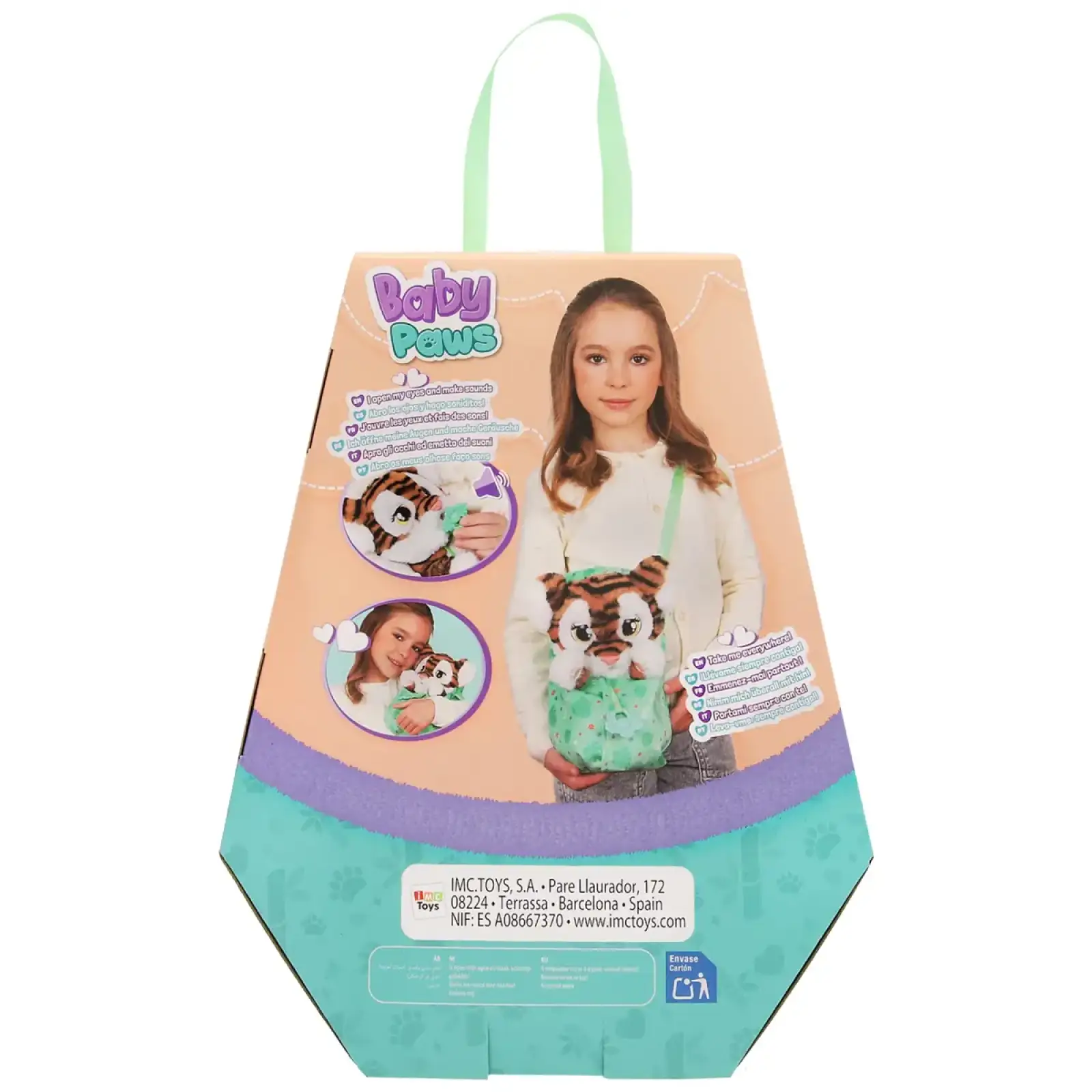 Інтерактивна іграшка BABY PAWS W3 – ТИГРЕНЯ (з аксес.) (927650IM)
