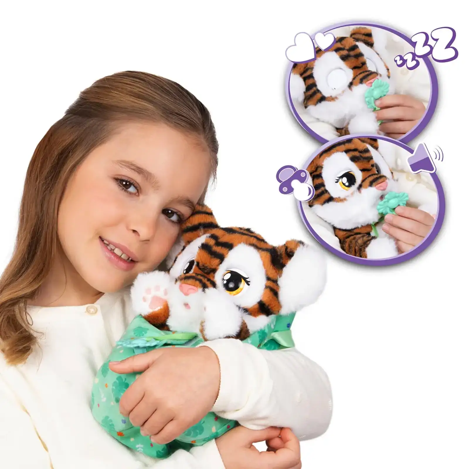 Інтерактивна іграшка BABY PAWS W3 – ТИГРЕНЯ (з аксес.) (927650IM)