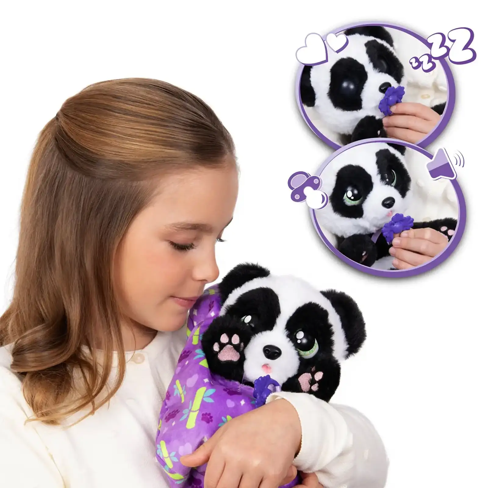 Інтерактивна іграшка BABY PAWS W3 – МАЛЮК ПАНДА (з аксес.) (927667IM)