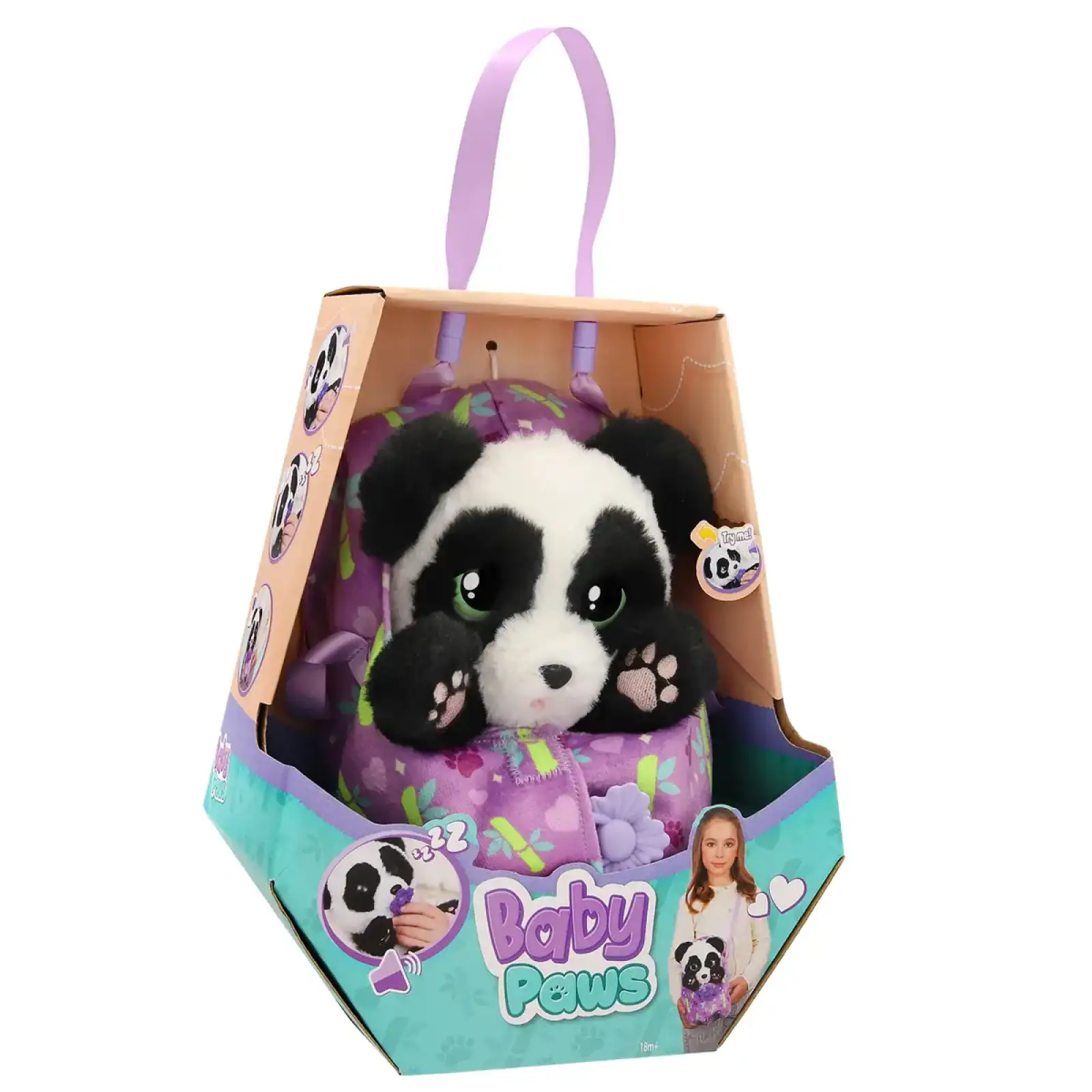 Інтерактивна іграшка BABY PAWS W3 – МАЛЮК ПАНДА (з аксес.) (927667IM)