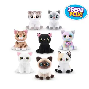 Інтерактивний ігровий набір-сюрприз PETS ALIVE S1 – ГРАЙЛИВІ КОШЕНЯТА (в асорт.) Pets & Robo Alive (9541)