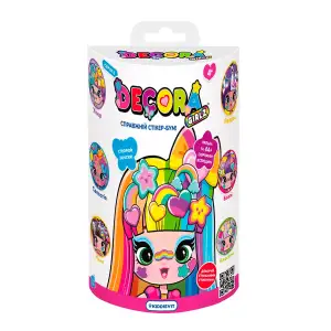 Ігровий набір з лялькою DECORA - РІЗНОКОЛЬОРОВИЙ СЮРПРИЗ (в асорт., в диспл.) DECORA GIRLZ (D1000)