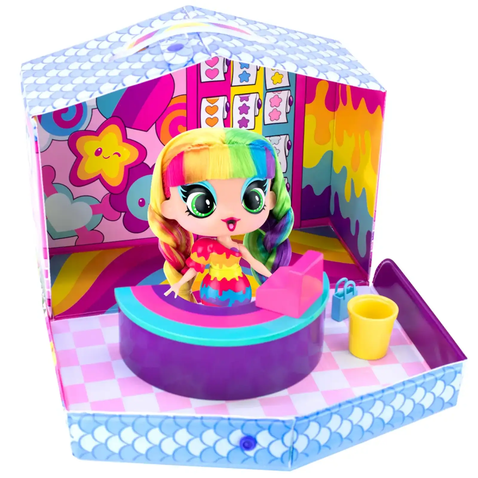 Ігровий набір з лялькою DECORA - ДИЗАЙНЕРСЬКИЙ МАГАЗИН НАЛІПОК DECORA GIRLZ (D1009)