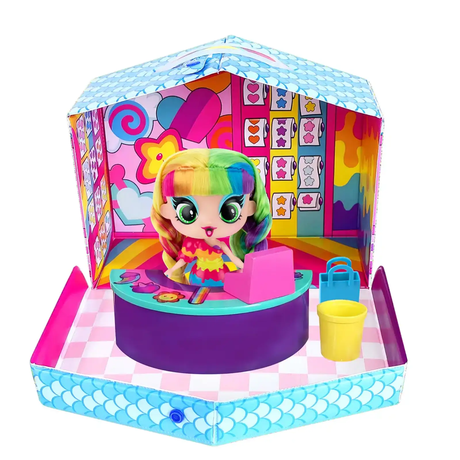 Ігровий набір з лялькою DECORA - ДИЗАЙНЕРСЬКИЙ МАГАЗИН НАЛІПОК DECORA GIRLZ (D1009)