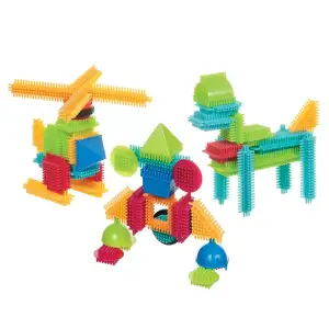 Конструктор серії Bristle Blocks - БУДІВЕЛЬНИК (56 деталей, у коробці) Battat Lite (BT3070Z)